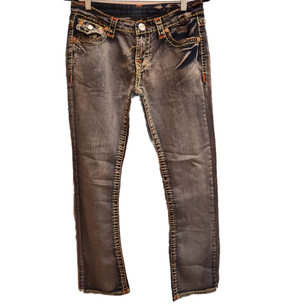 True Religion Vintage Cotton Indigo Joey Super T Women's Denim Jeans Size‎ 29